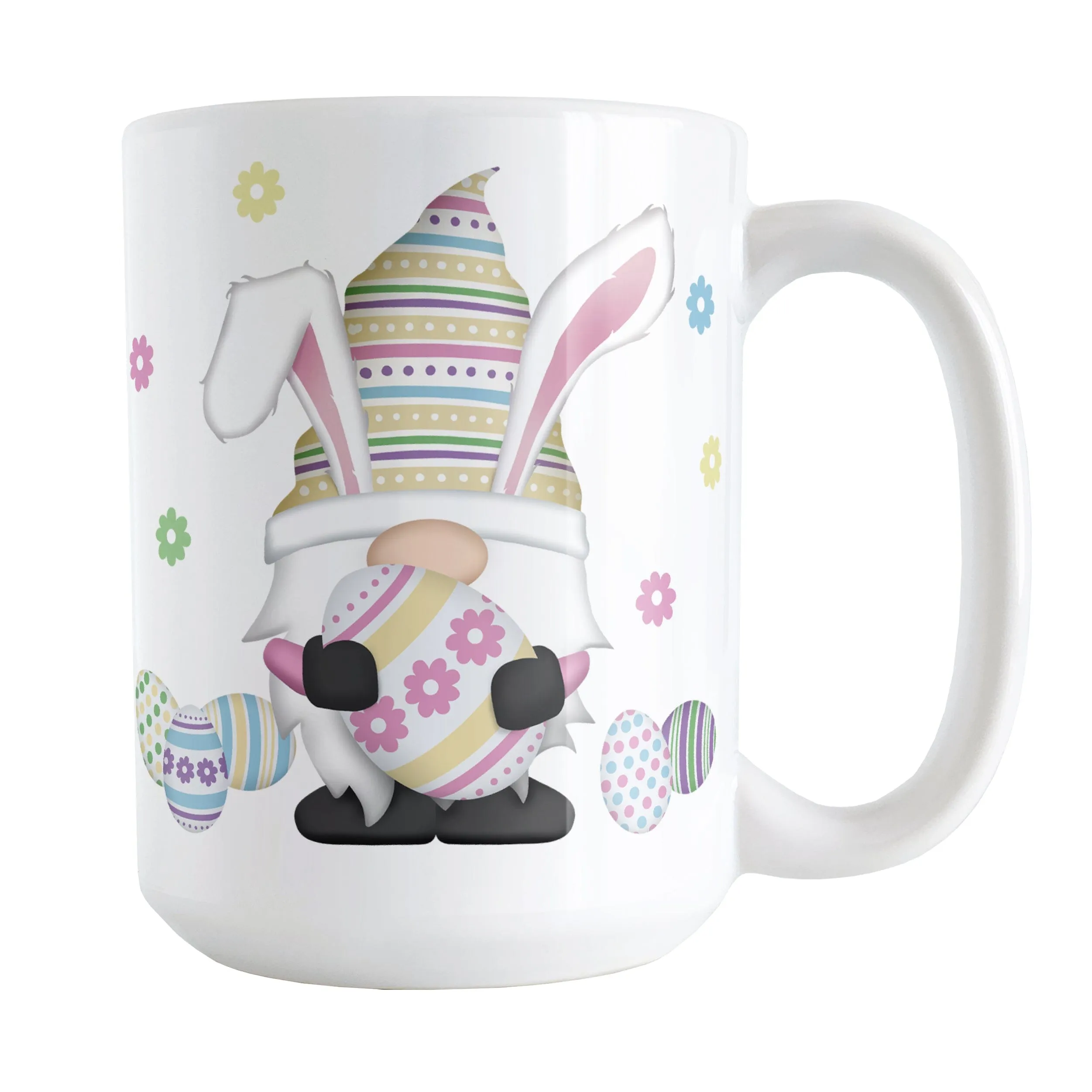 Easter Eggs Bunny Gnome Mug