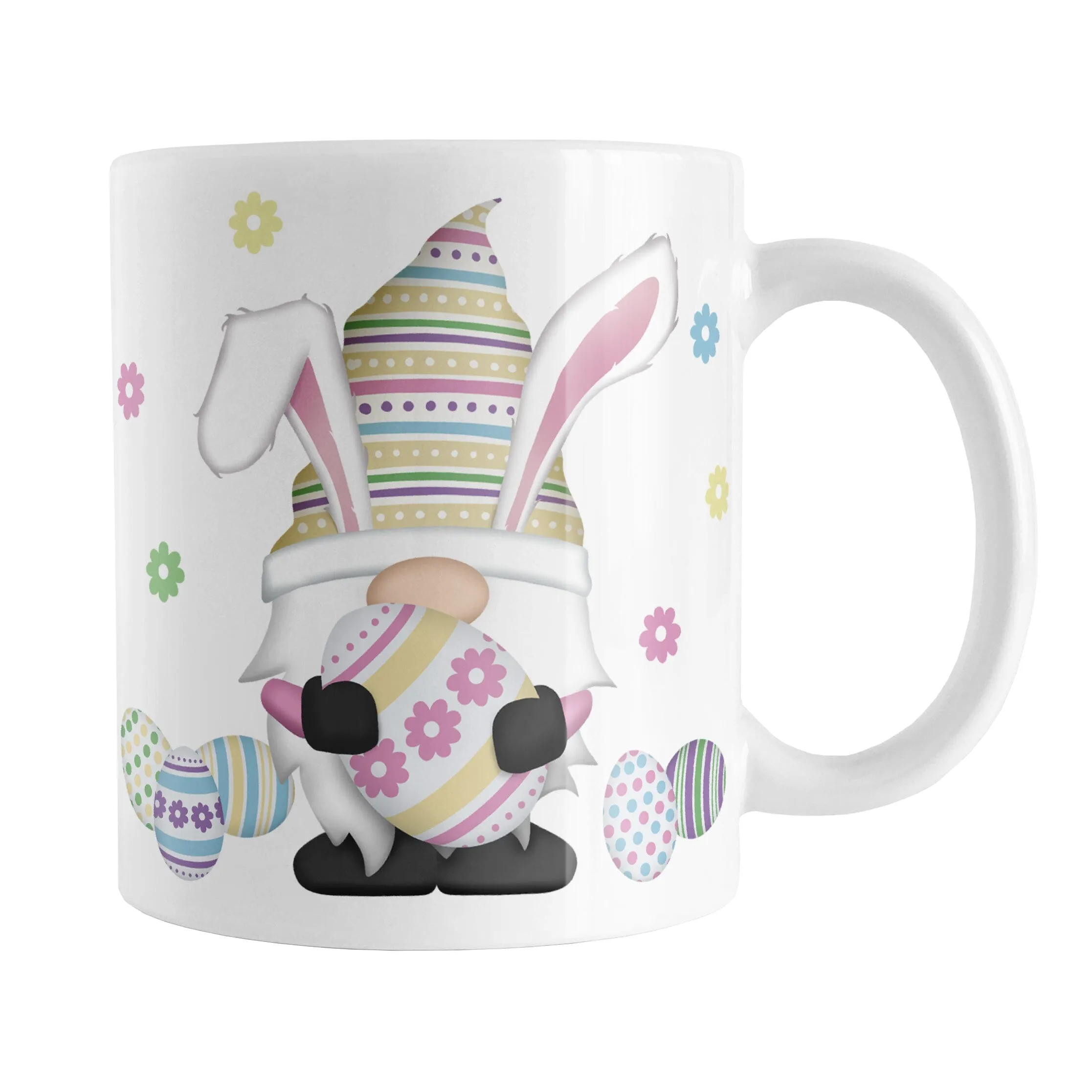 Easter Eggs Bunny Gnome Mug