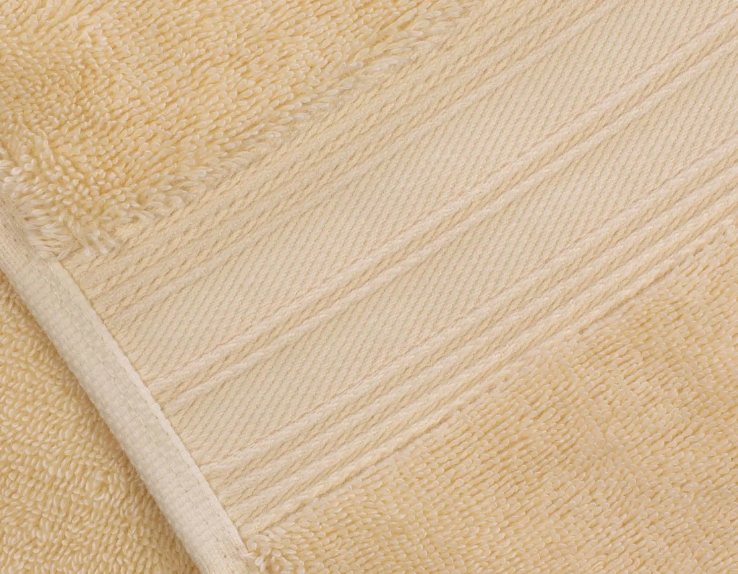 Egyptian Cotton Bath Towel Pair - Creme