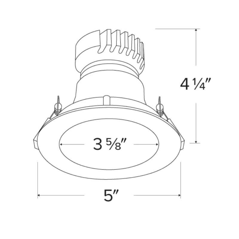 Elco EKCL4118 Pex 4" Round Deep Reflector