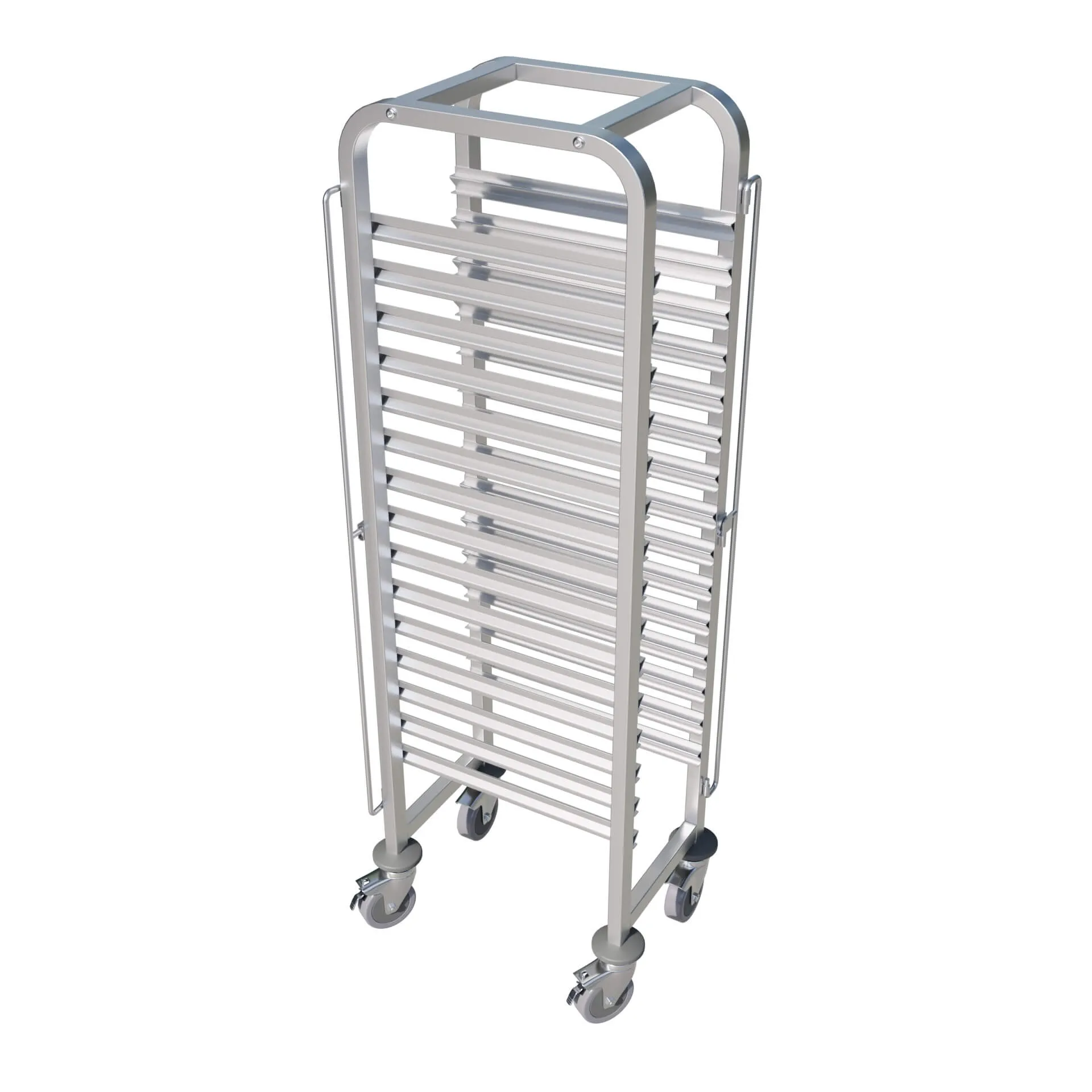 Empire Stainless Steel Baking Tray Trolley 600x400mm - BT-15