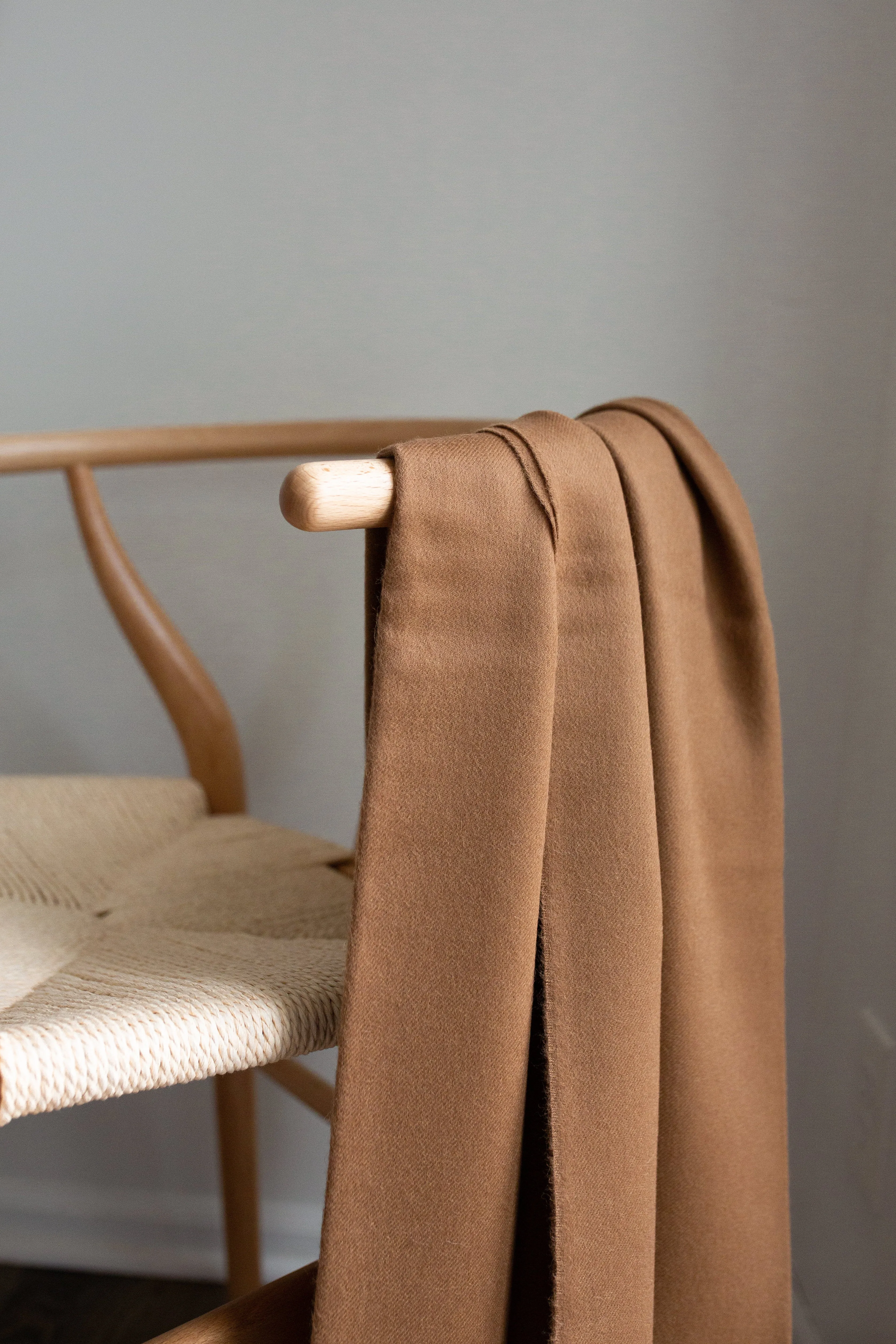 Esencia Alpaca Throw | Clay