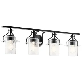 Everett 34 in. 4 Lights Vanity Light Black finish