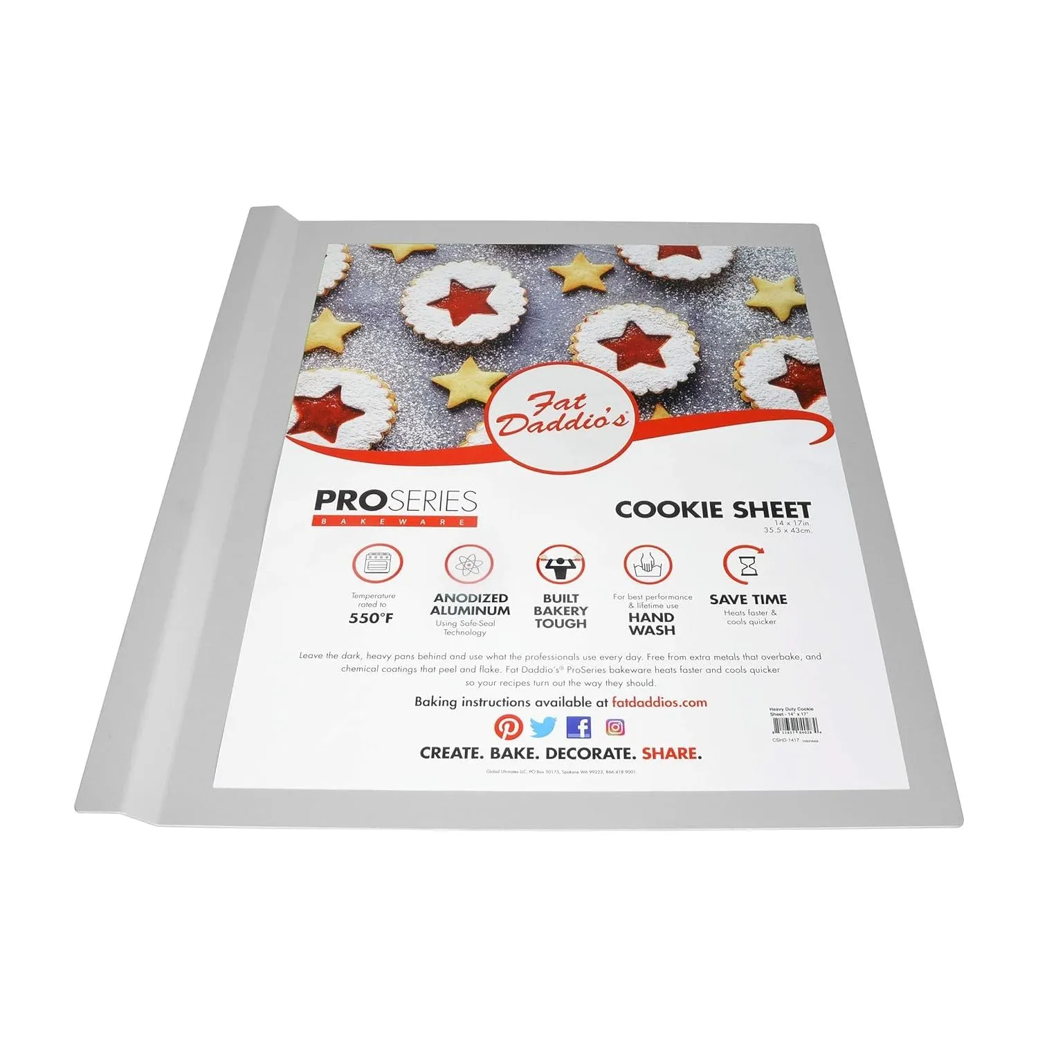 Fat Daddio's Anodized Aluminium Cookie Sheet