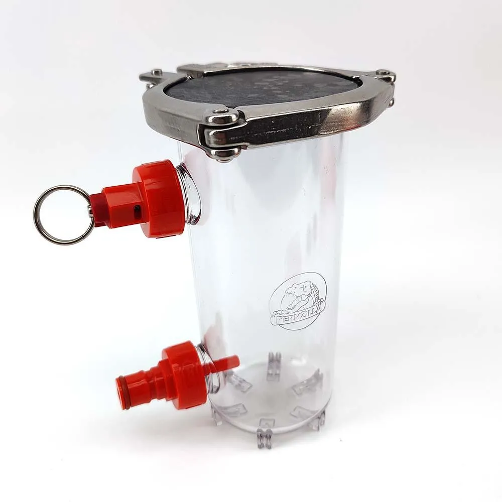 FermZilla - 3 Inch Tri-Conical - 600ml Collection Container with (3 Inch TC Clamp, POK End Cap and Seal)