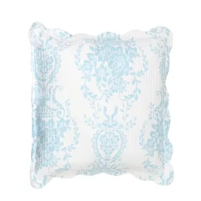 Florence European Pillowcase Blue