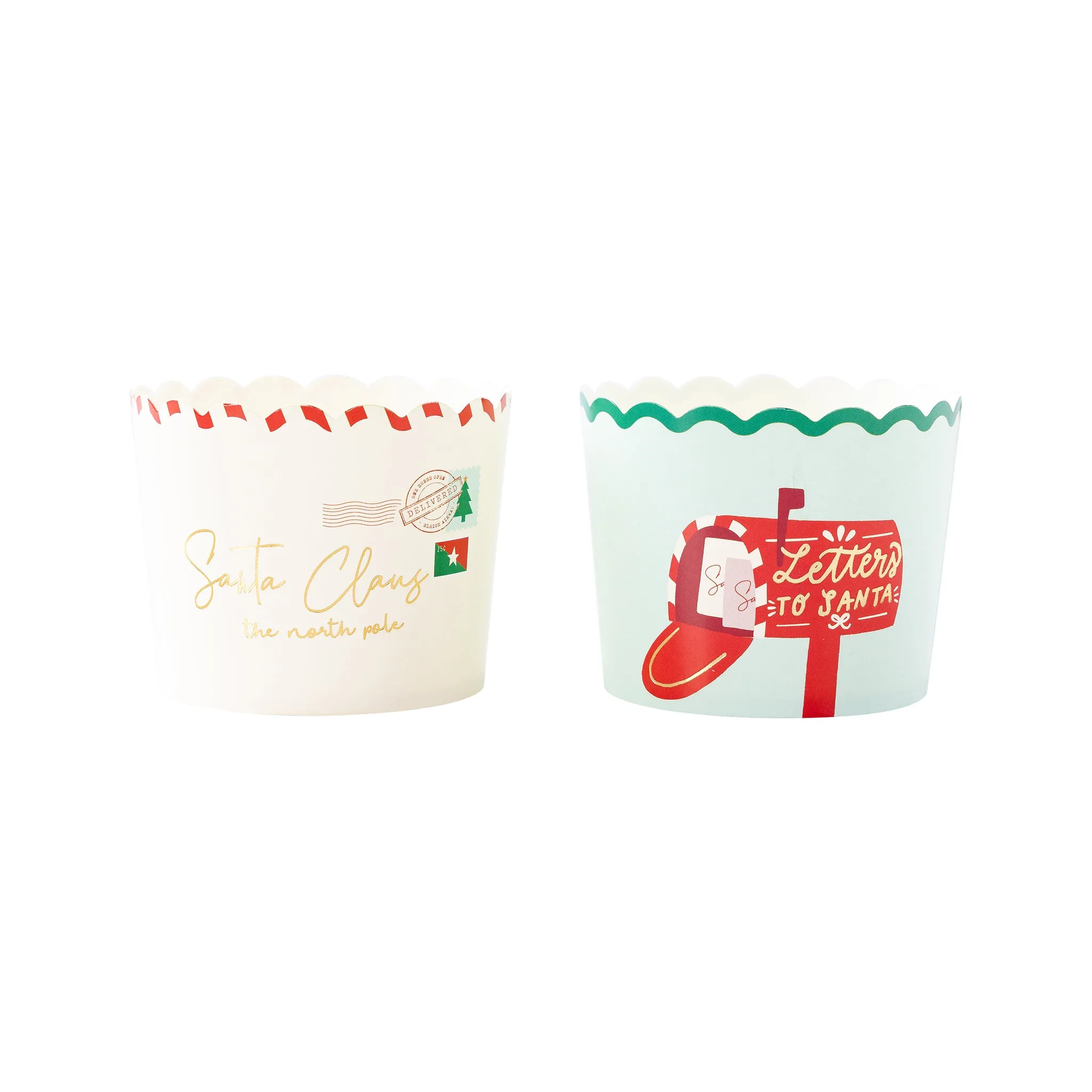 Foiled Dear Santa Baking Cups (50 pcs)