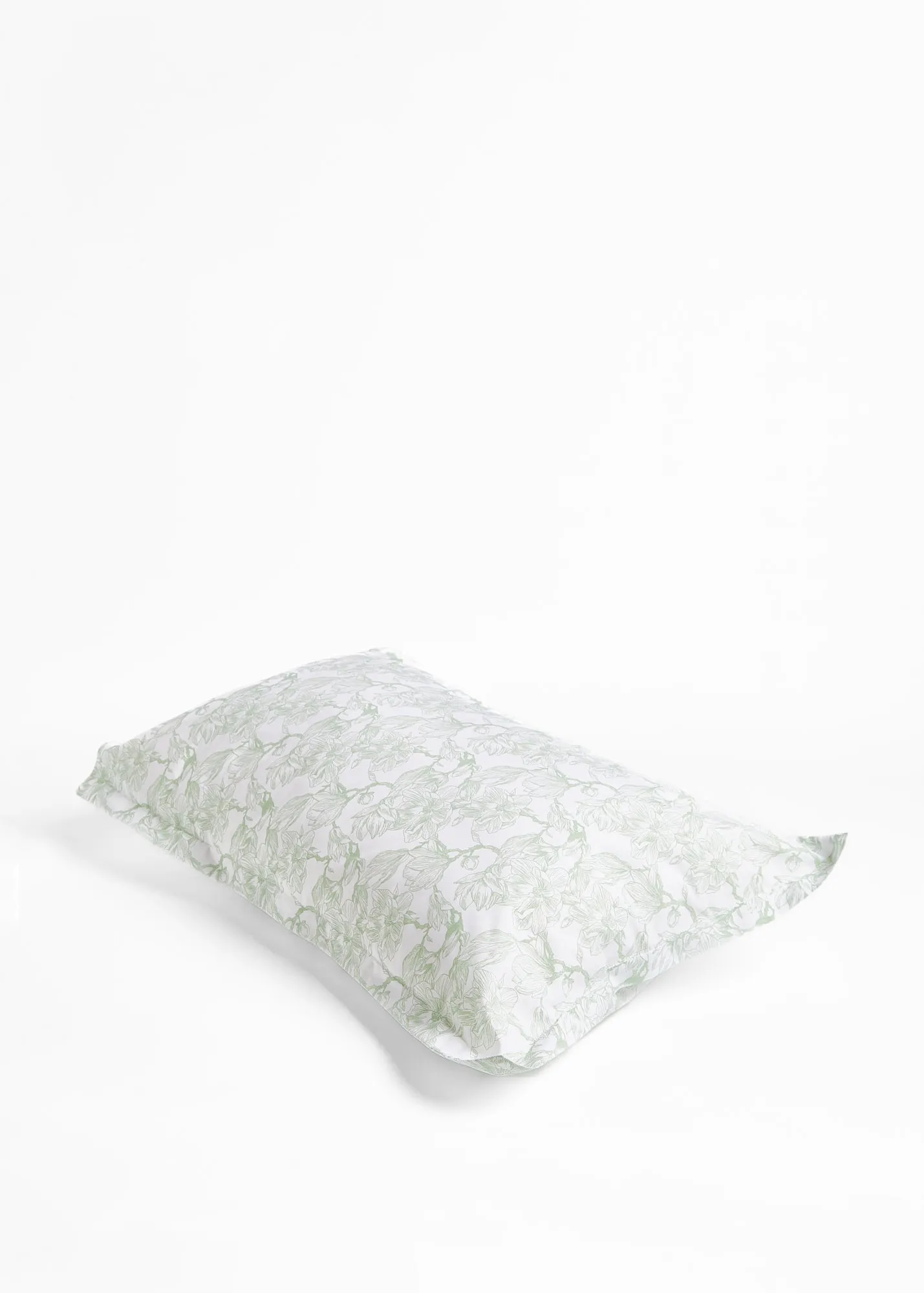 Foxford Sage Magnolia Oxford Pillowcase