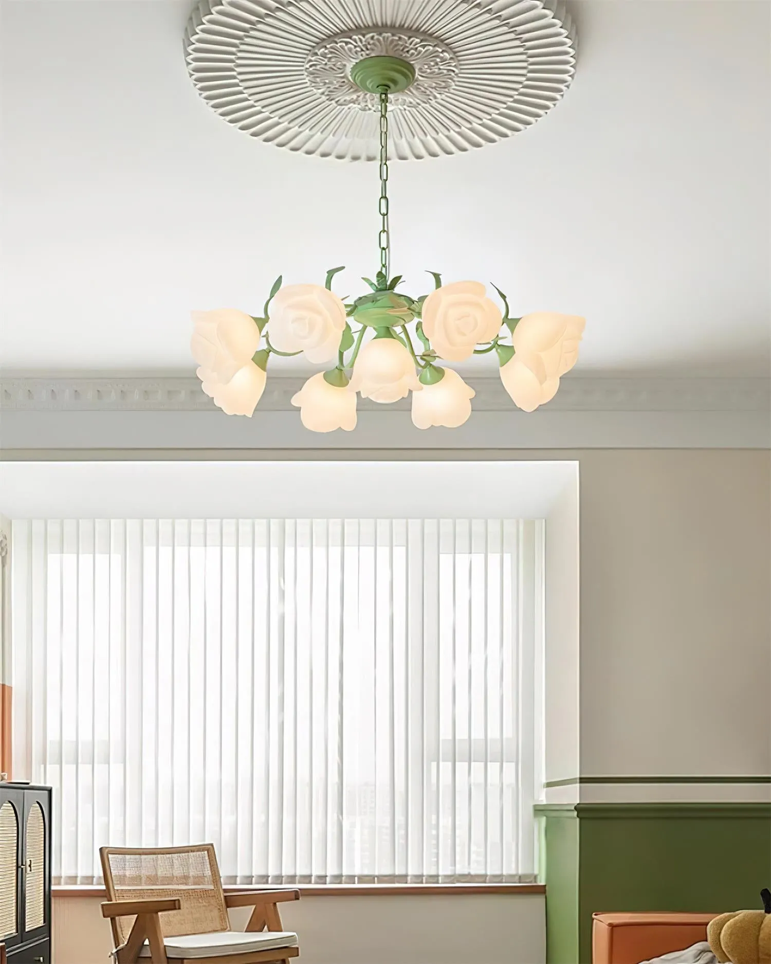 French Siena Chandelier