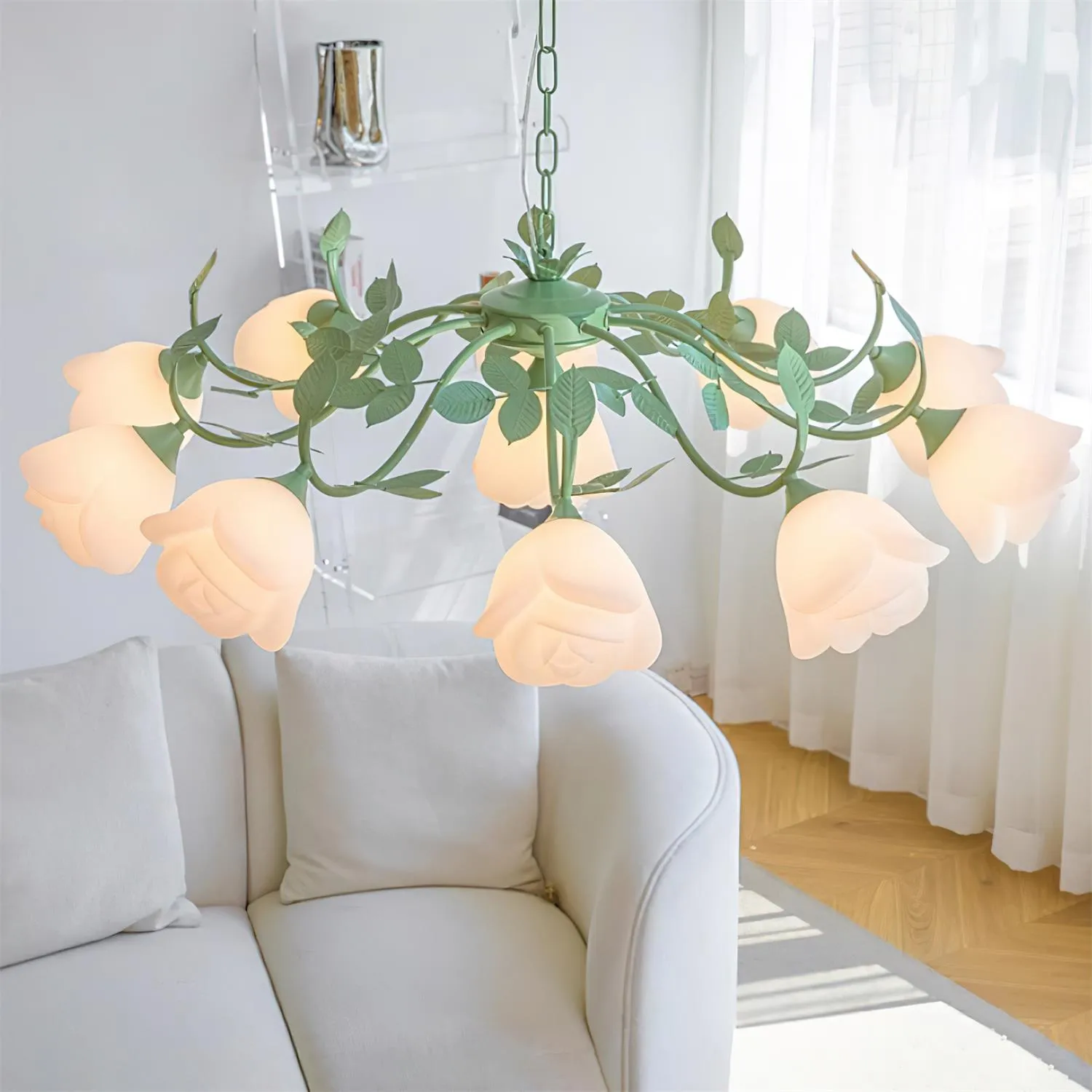 French Siena Chandelier