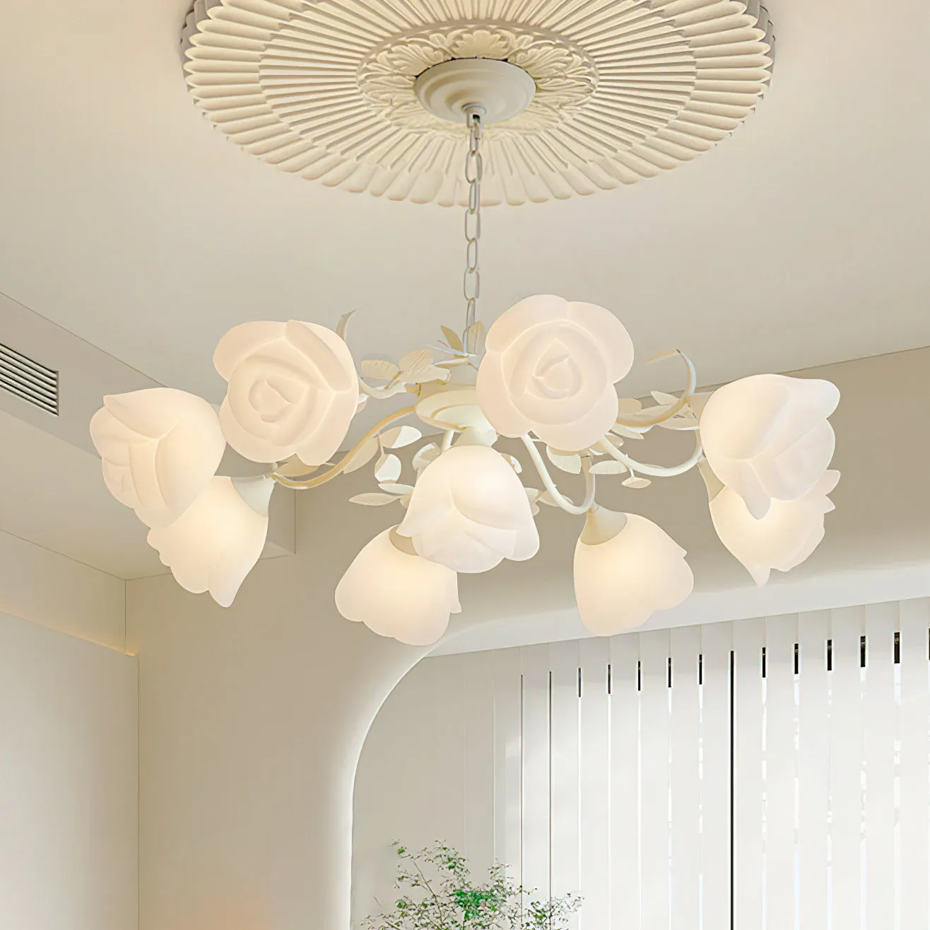 French Siena Chandelier