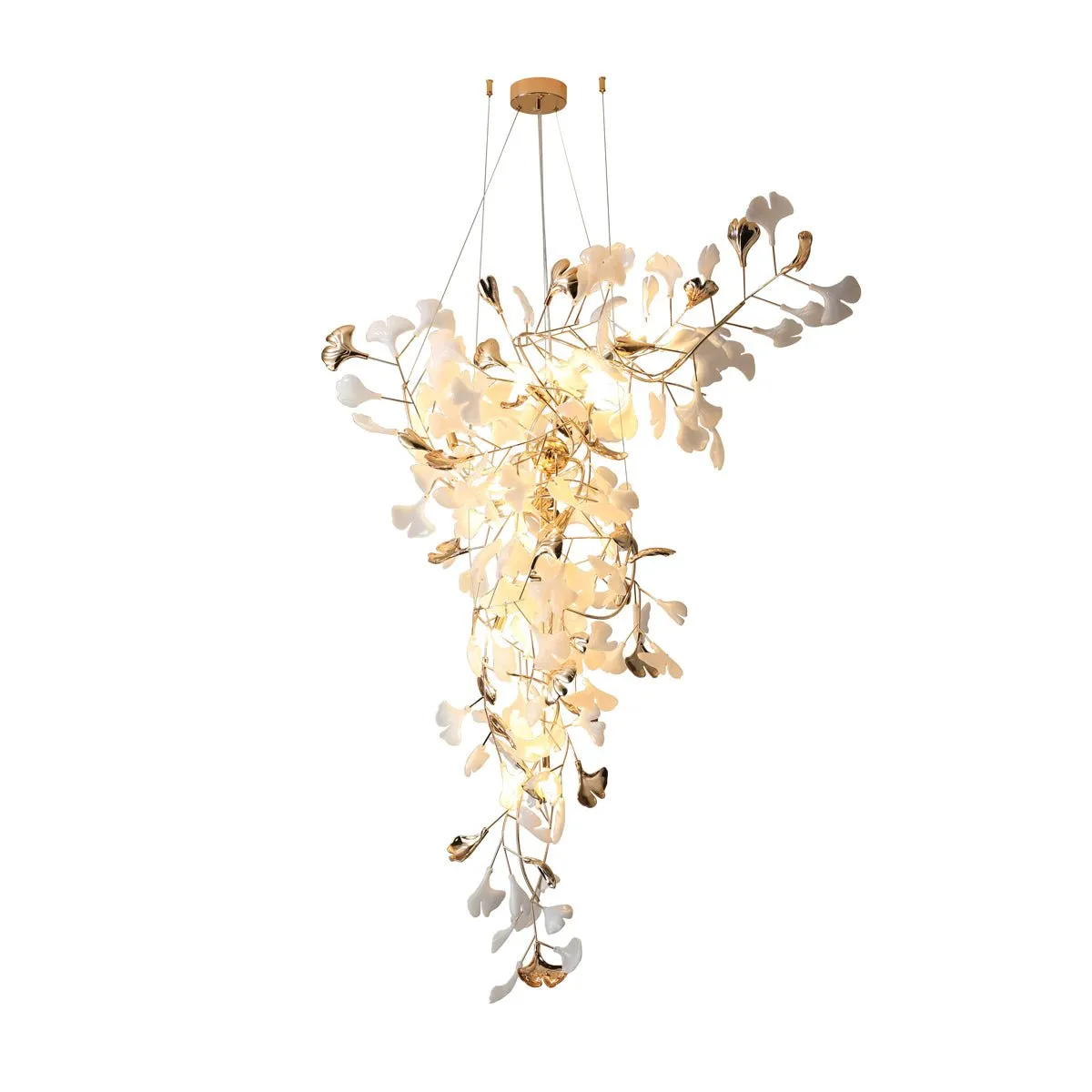 Ginkgo Tip Tlying Chandelier