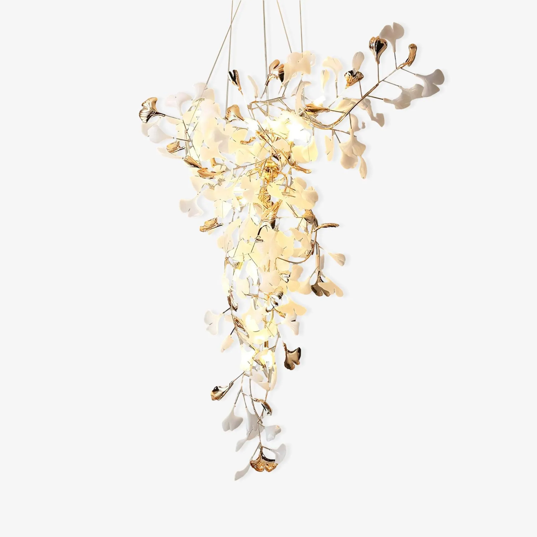 Ginkgo Tip Tlying Chandelier