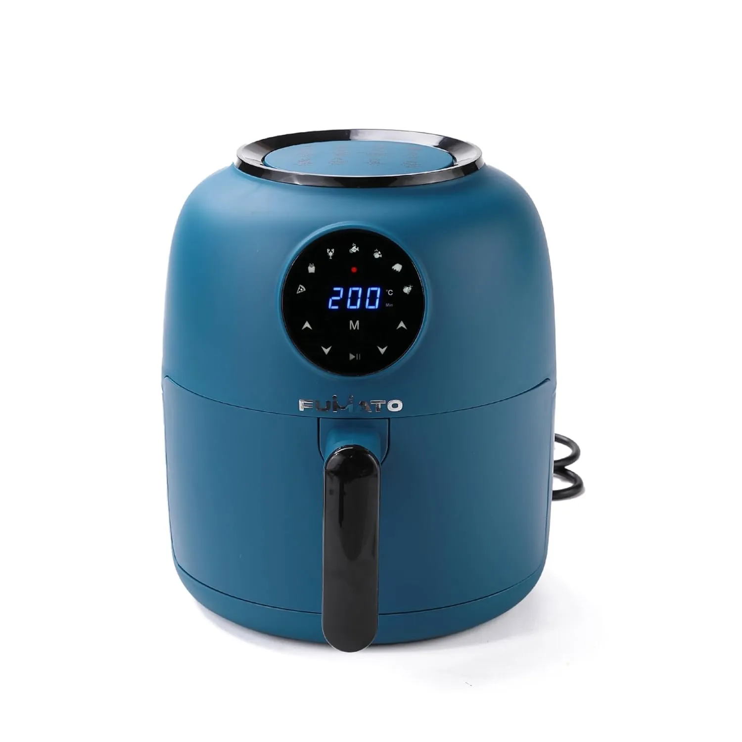 Gleevers X Fumato Wedding & Housewarming Gift | Digital Air Fryer for Home- 12 Presets, 4.5L, 1300W, 5-in-1- Roast, Bake, Grill, Fry, Defrost | 90% Less Oil | 1 Year MF Warranty (Midnight Blue)