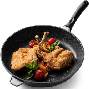 GOURMEX Black Induction Nonstick Frying Pan