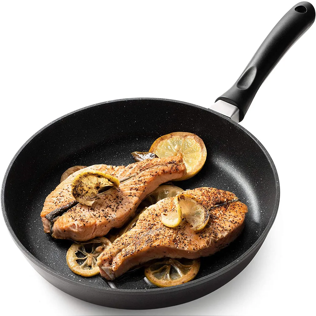 GOURMEX Black Induction Nonstick Frying Pan