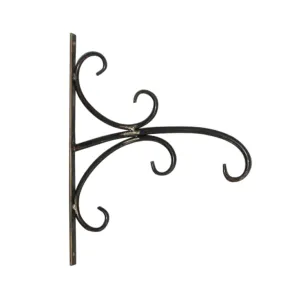 Gunmetal Hanging Plant or Unique Hanging Clock Or Lantern Stand