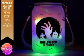 Halloween is Coming - Lantern Wrap - Editable Vector Design