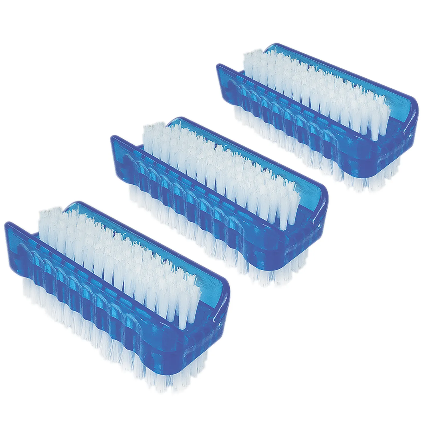 Hand & Nail Brush (3 Pack - Blue)