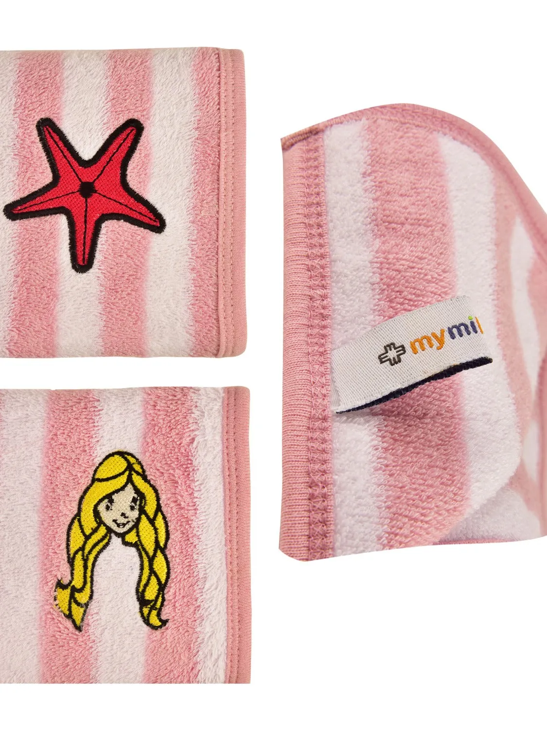 Hand Towel - Pink/White