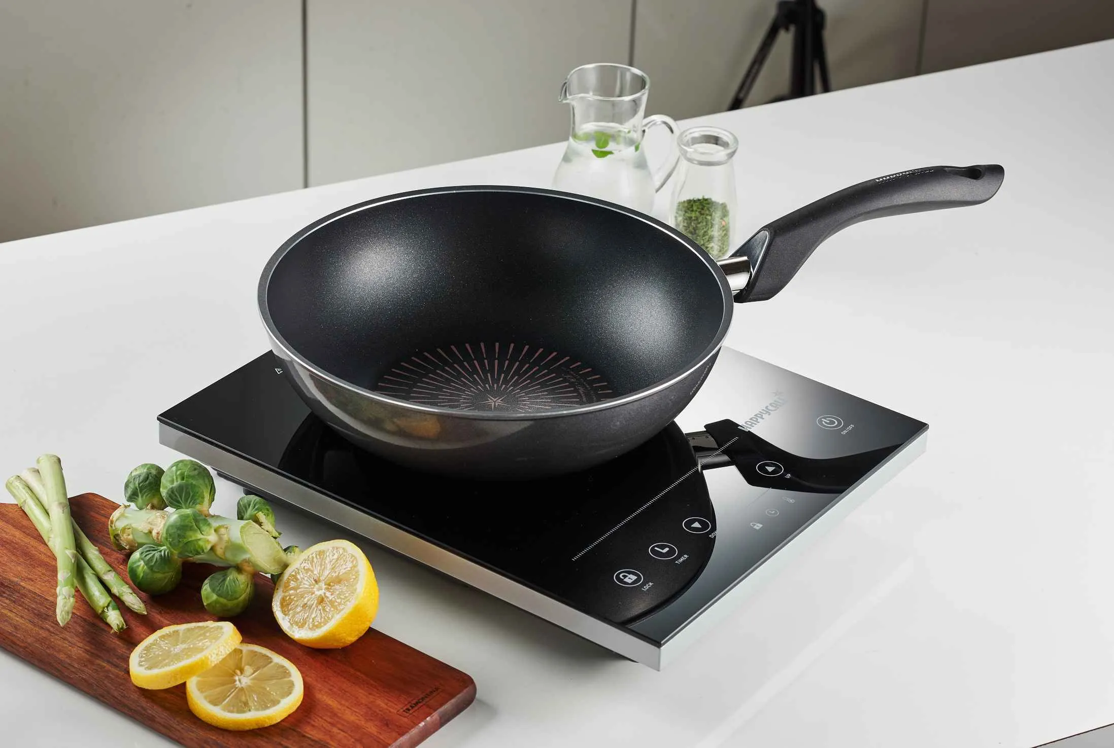 Happycall Titanium Wok, 12in (Induction Capable)