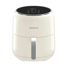 Havells Prolife Neo 4.5 L Air Fryer|Digital Display With Led|8 Pre Set Menu|Auto Shutoff|Cool Touch Handle|60 Min Timer|1500W| Ivory