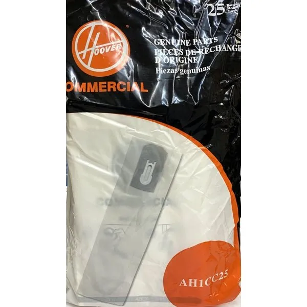 Hoover Commercial Vacuum Bags - AH1CC25 (25 Pack) Compatible with Royal UR32200PC, Hoover Commercial CH51012