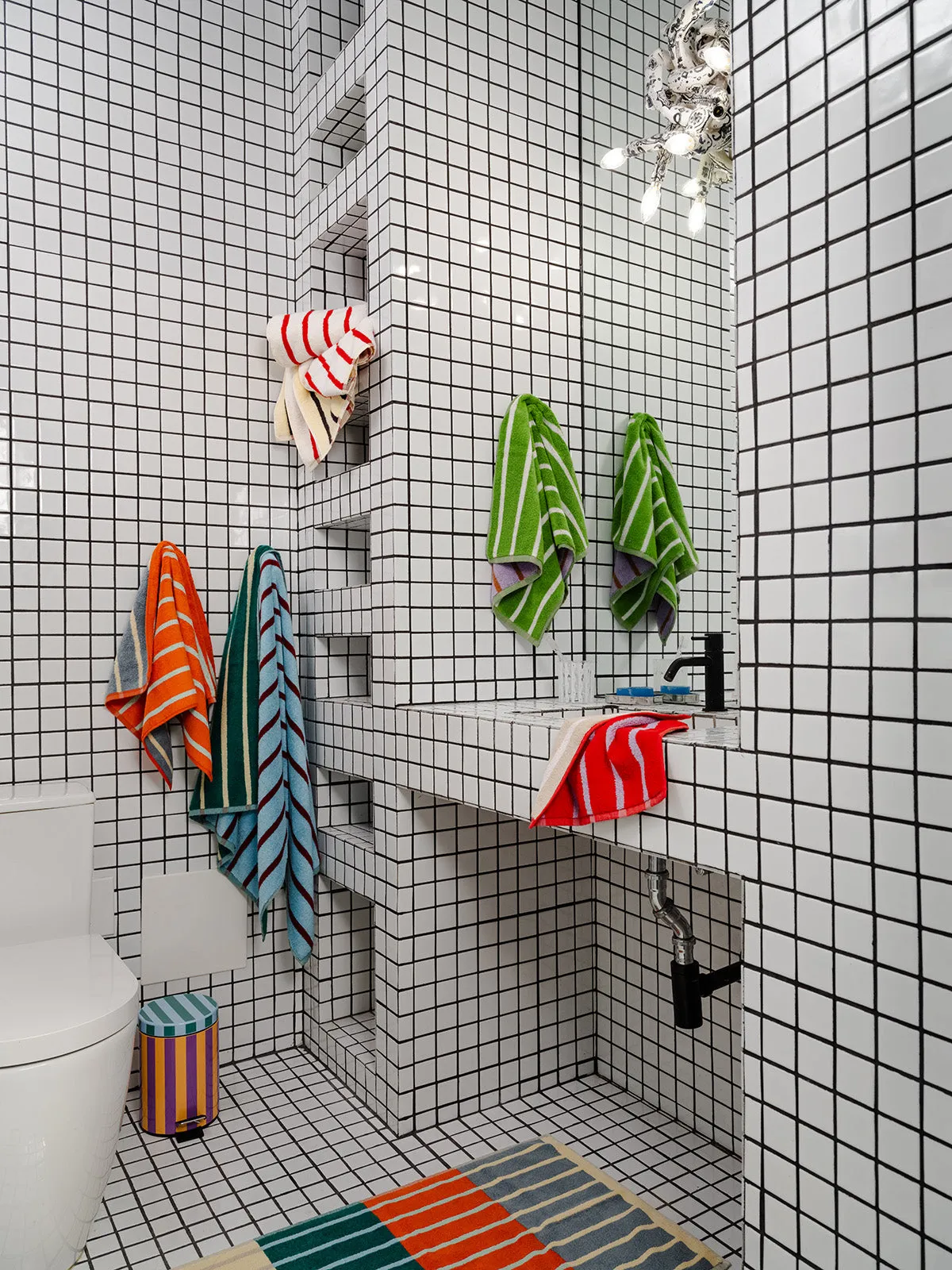 House Stripe Towels