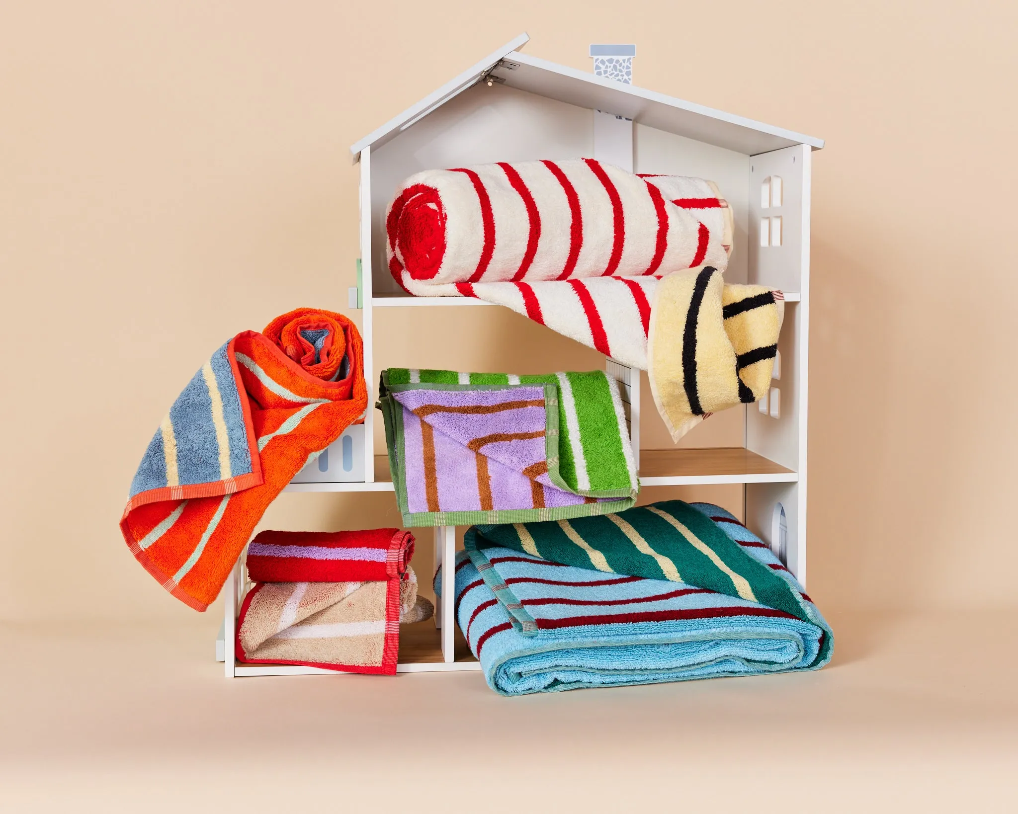 House Stripe Towels