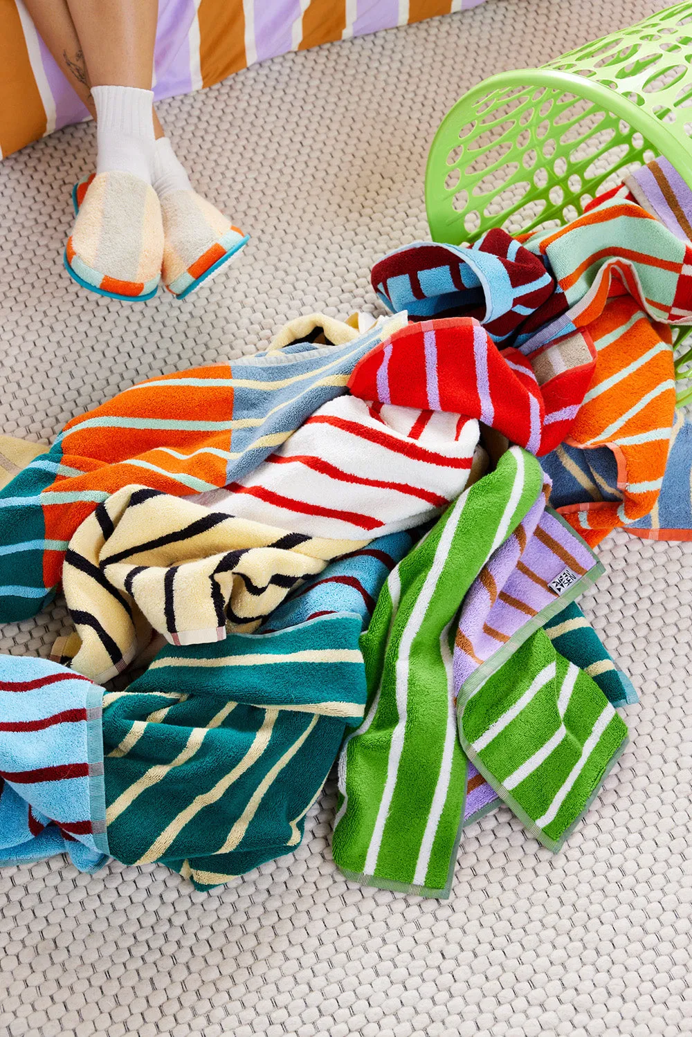 House Stripe Towels