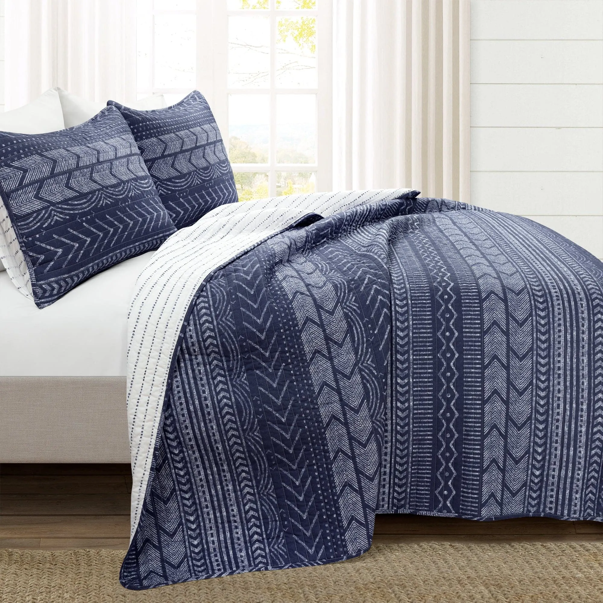 Hygge Geo Quilt 3 Piece Set