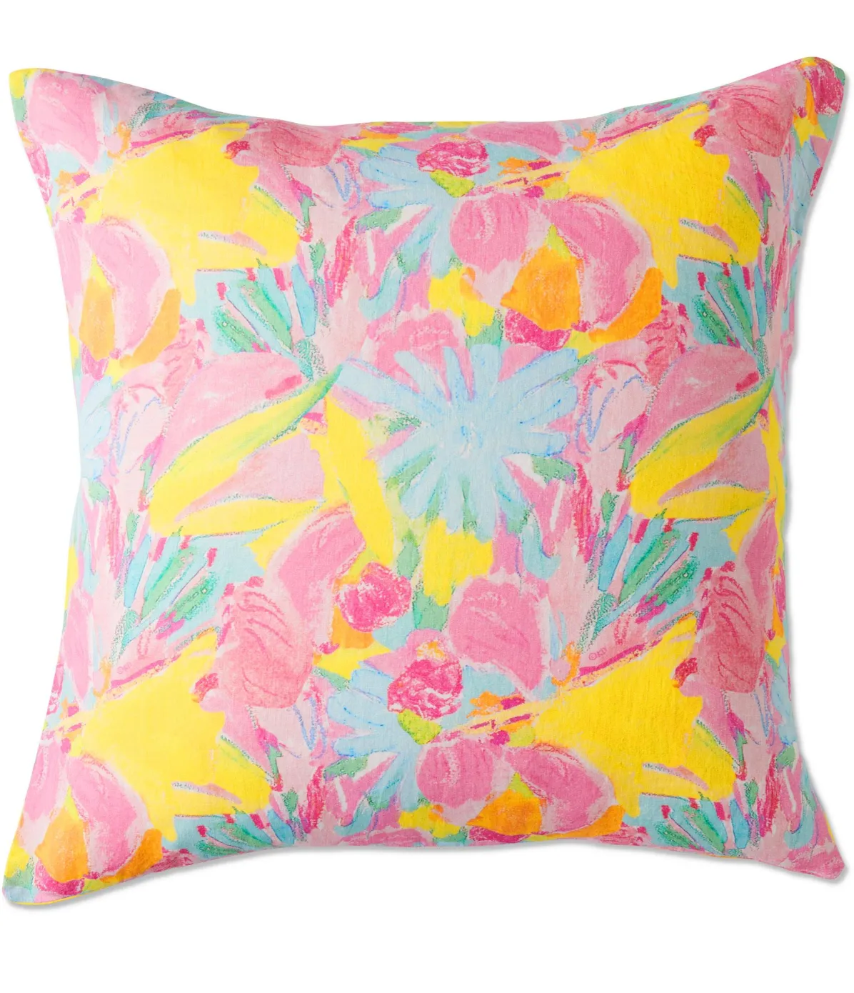 Kip & Co x Ken Done Pastel Blooms Linen European Pillowcases