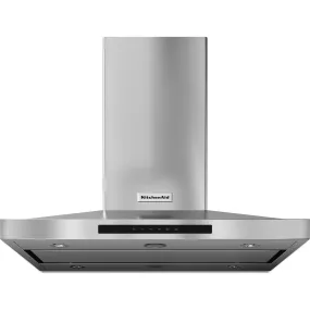 KitchenAid  36" Island-Mount, 3-Speed Canopy Hood (KVIB606DSS)