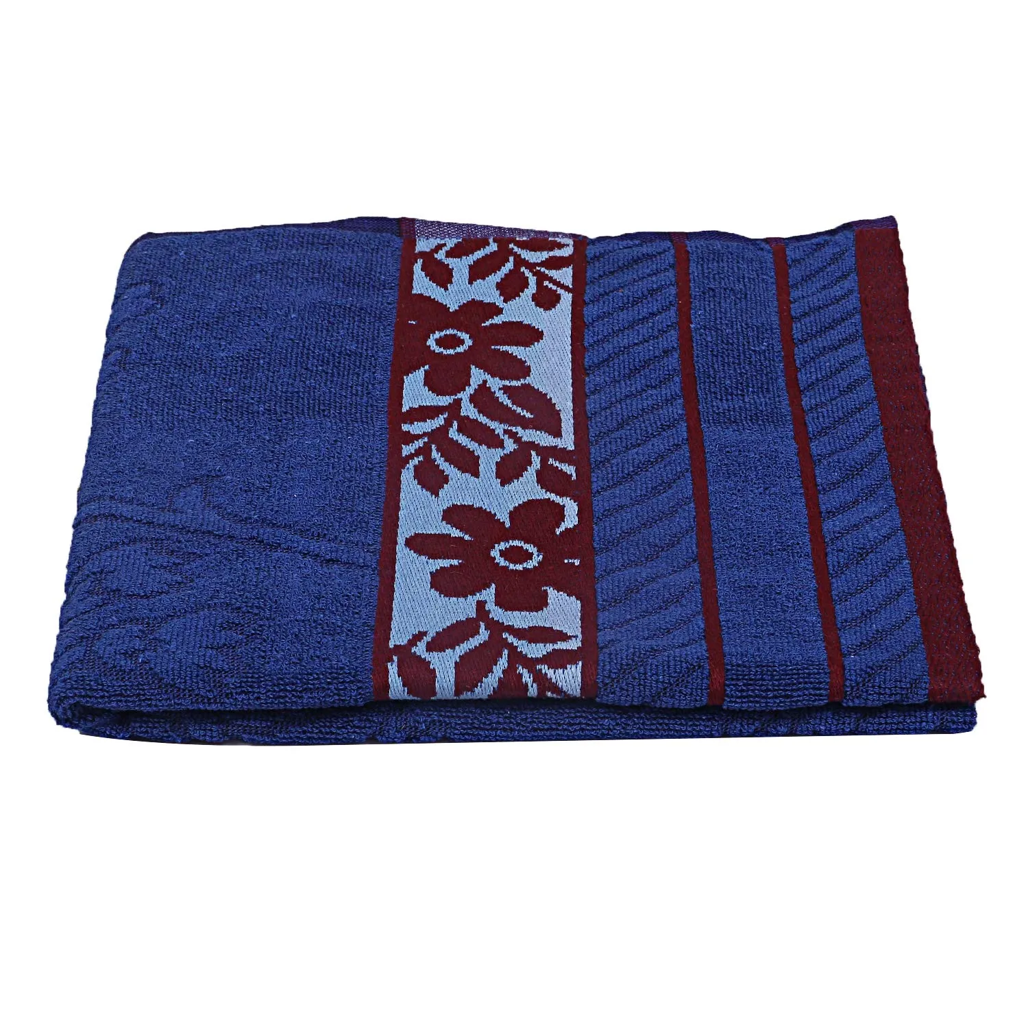 Kuber Industries 100% Cotton 3 Pieces Bath Towel 27" x54” (Blue) -CTKTC8916