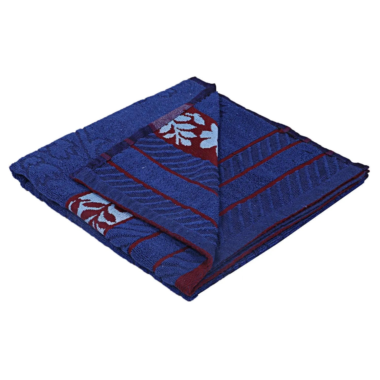 Kuber Industries 100% Cotton 3 Pieces Bath Towel 27" x54” (Blue) -CTKTC8916