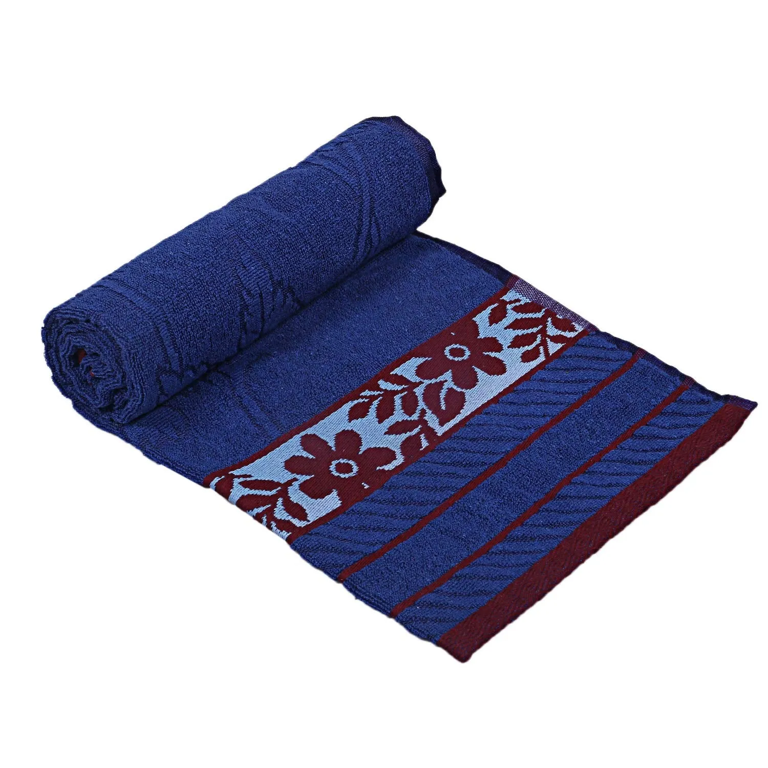 Kuber Industries 100% Cotton 3 Pieces Bath Towel 27" x54” (Blue) -CTKTC8916