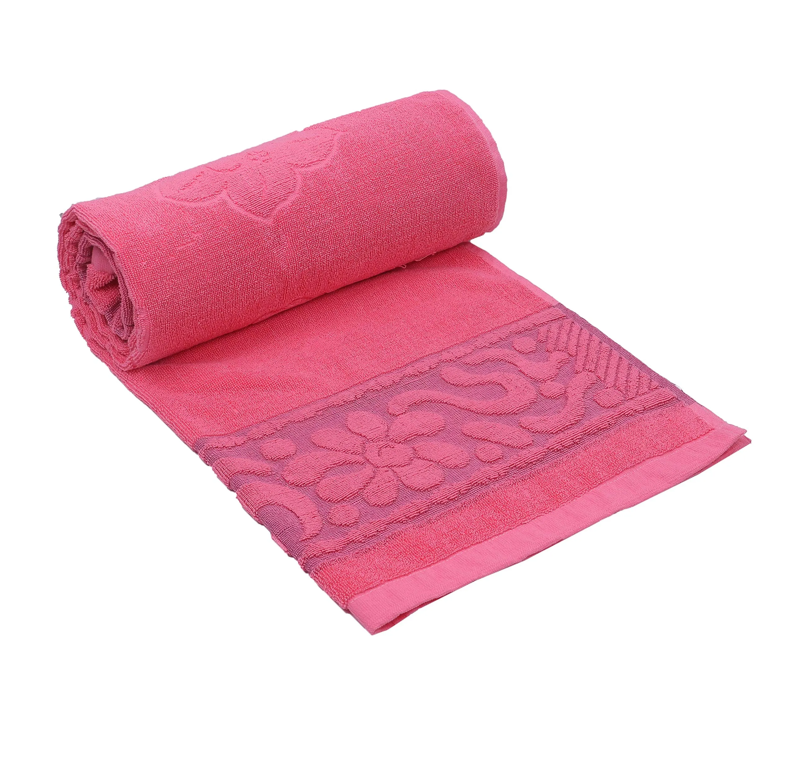 Kuber Industries 100% Cotton 3 Pieces Full Size Bath Towel 30"x60" (Pink)-CTKTC029902