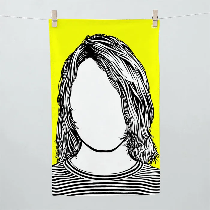 'Kurt Cobain' Nirvana Tea Towel