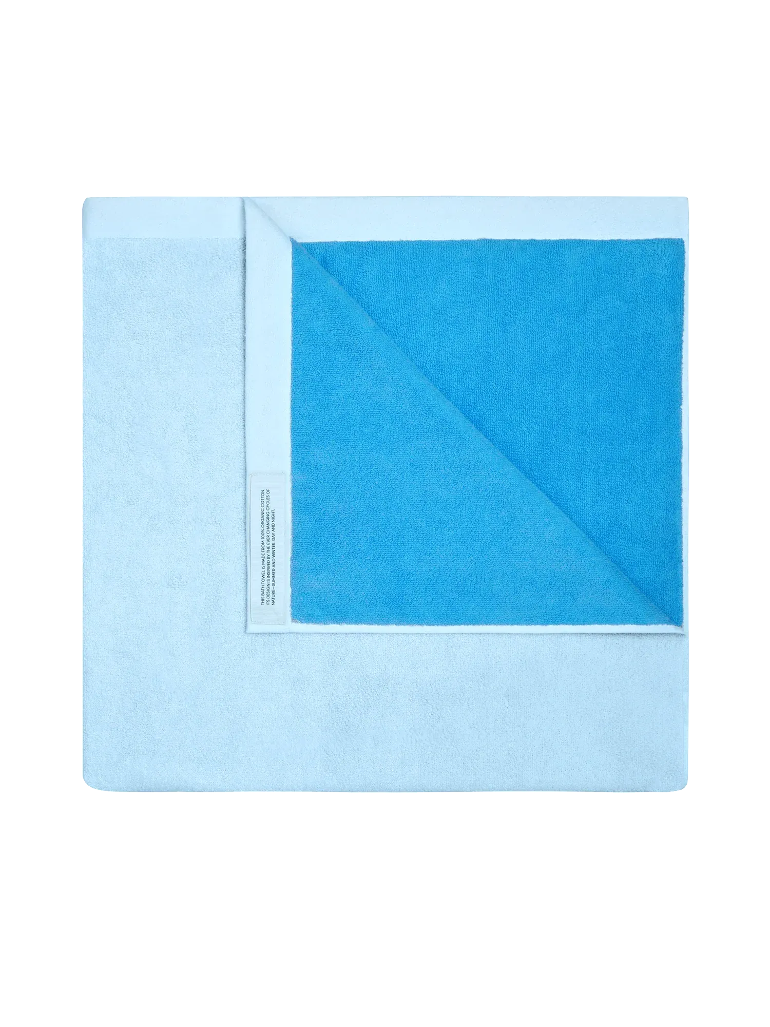 Large Bath Towel—moonstone blue