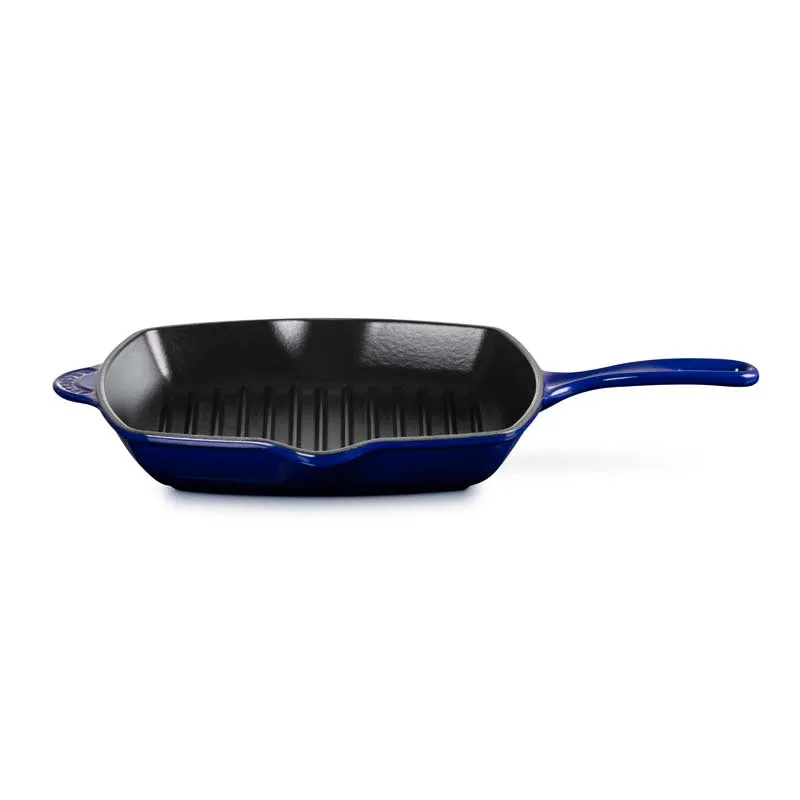 Le Creuset Signature Cast Iron Square Grillit 26cm Indigo