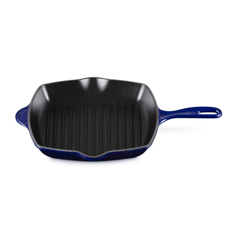 Le Creuset Signature Cast Iron Square Grillit 26cm Indigo