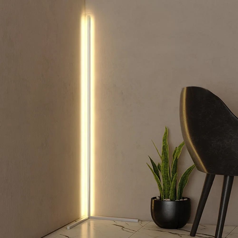 LED Floor Lamp Modern Simple Corner Rod Floor Light for Living Room Bedroom Atmosphere Standing Light