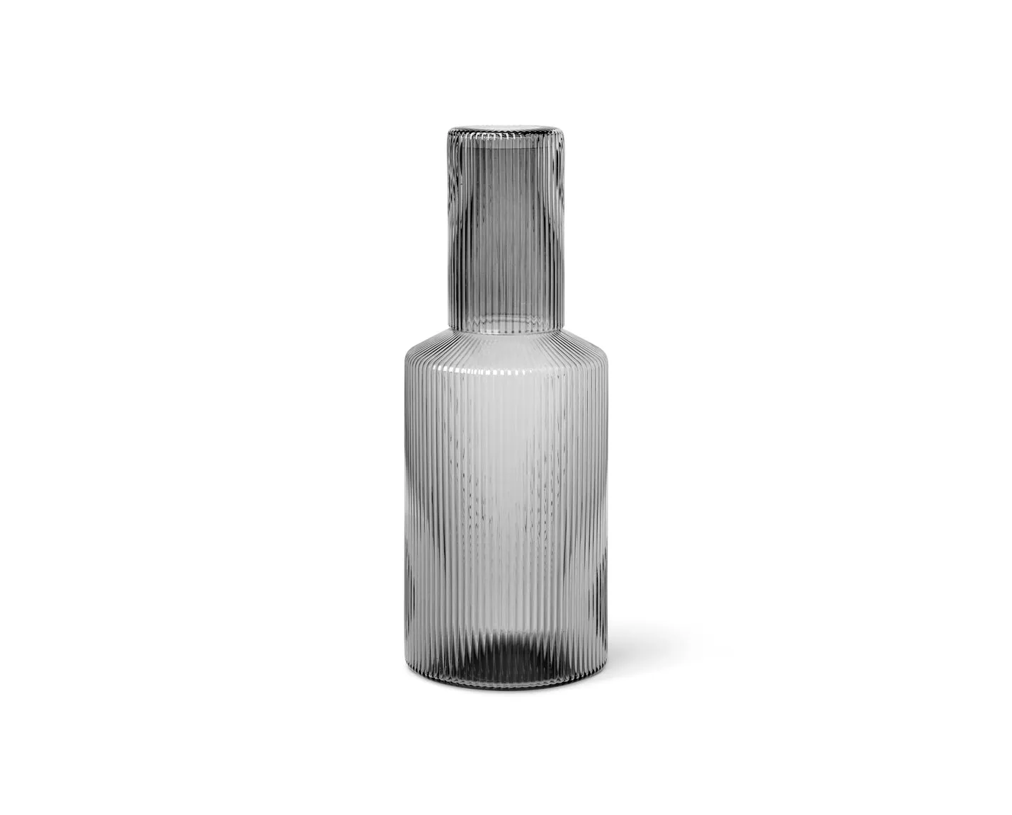 Lid for Ripple Carafe | Smoked Grey | Glass | by ferm Living