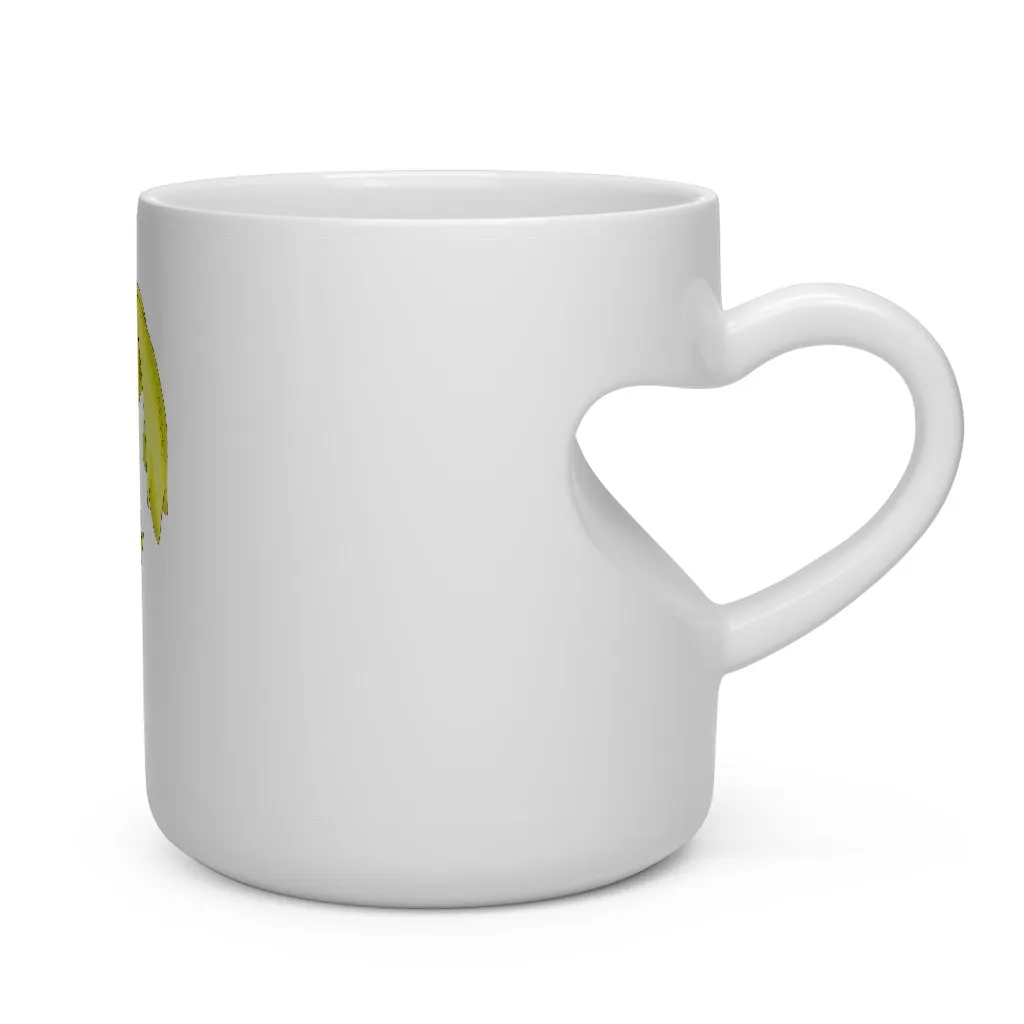 Lighender Heart Shape Mug