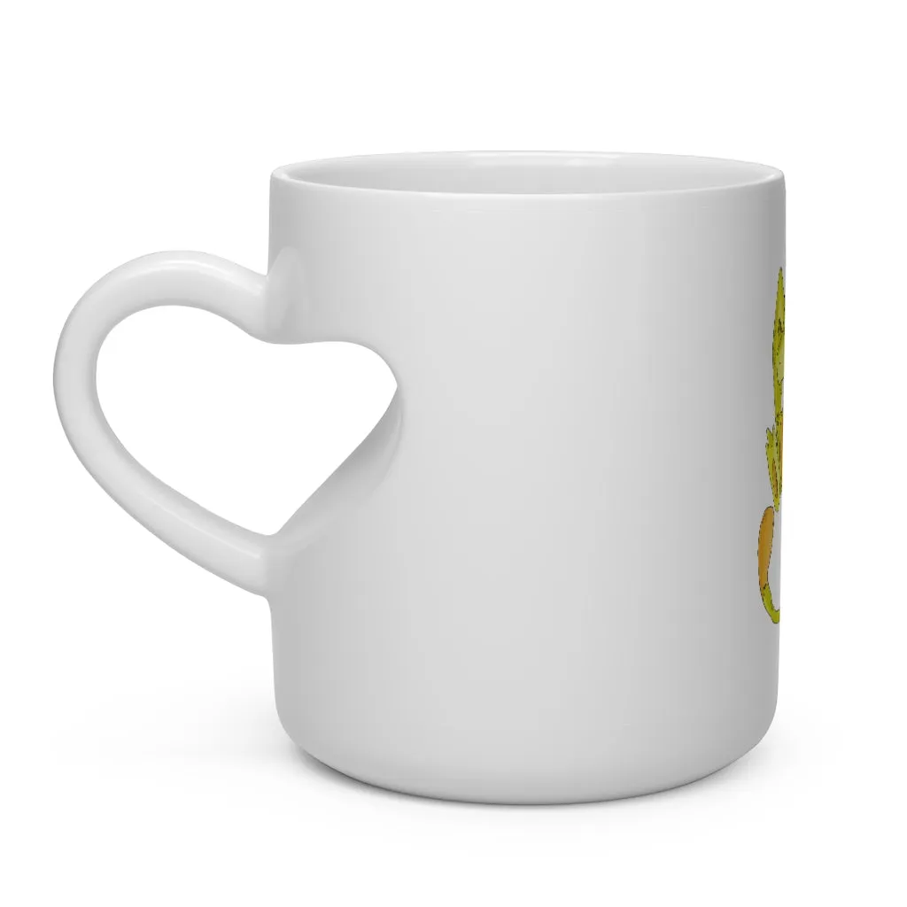 Lighender Heart Shape Mug