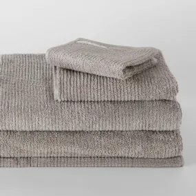 Living Textures Trenton Towel Collection by Sheridan ASH