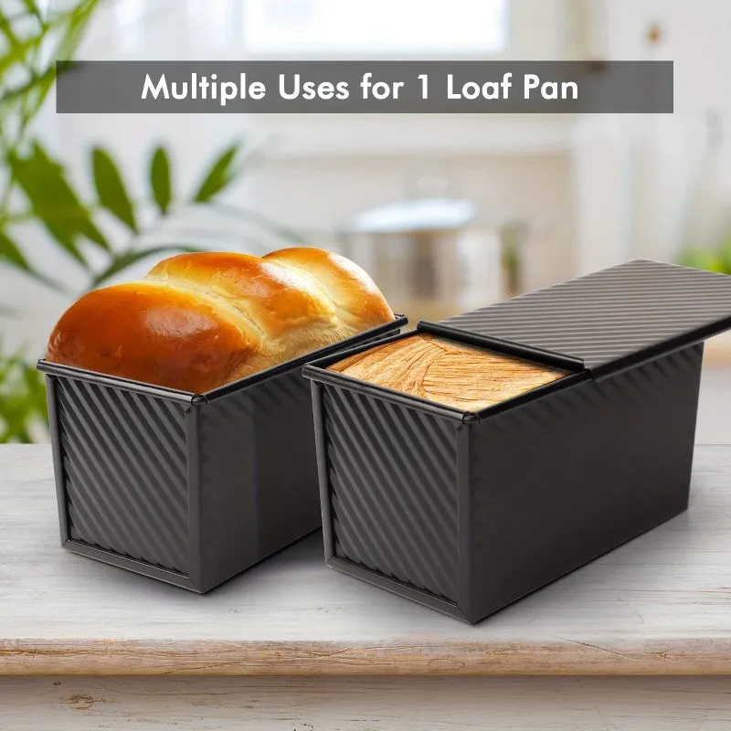 Loaf Pan with Lid Household Loaf Pan Baking Bread Pan Copper