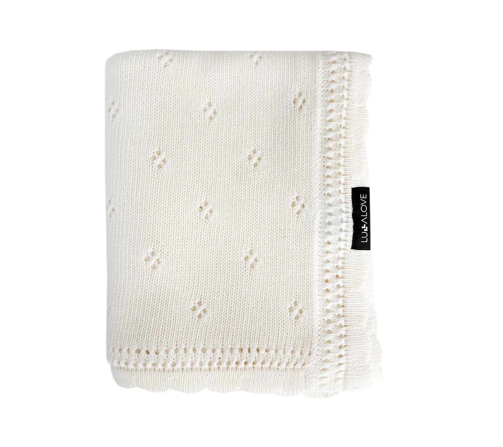 Lullalove Cellular Bamboo Baby Blanket - Daisy