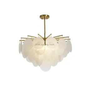 Luxury Glass LED Pendant Chandelier for Living Room and Dining Island by Mansion Lighting