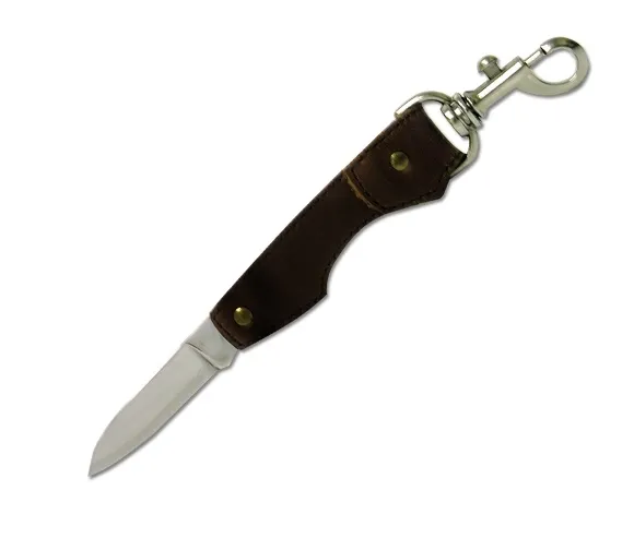 Luxury Leather 3.25" Razor W-Snap Hook